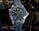 Omega Diver 300m James Bond Limited Edition Watches Blue Rubber Strap Gray Face (2)_th.jpg
